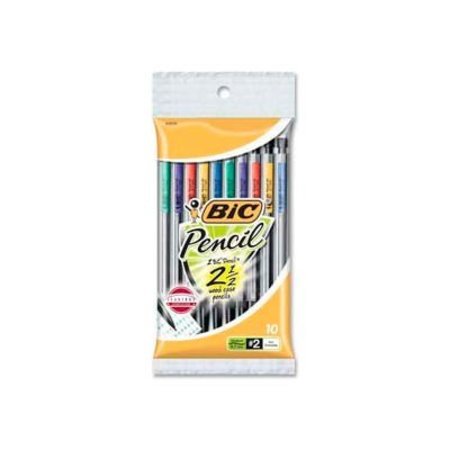 BIC Bic® Mechanical Pencil, 0.7mm, Assorted Barrels, 10/Pack MPP101